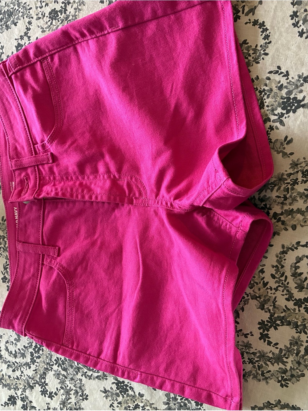 Old Navy Bright Fuchsia Jean Shorts